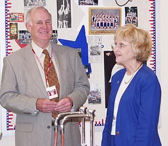 Reed visits Jay schools (5/17/03)