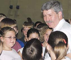 Crull wins teacher award (10/9/04)