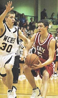 No. 3 Falcons top Jay at foul line (01/22/05)