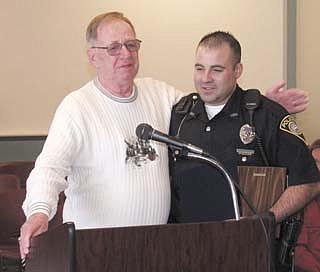 Portland officer honored for life-saving effort (04/18/06)