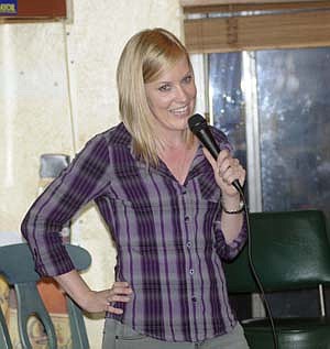 One funny young woman chases dream