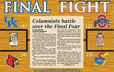 Columnists battle over Final Four