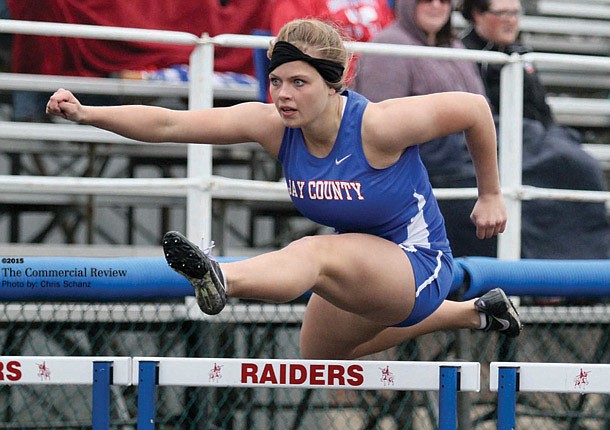 Jay girls track win opener