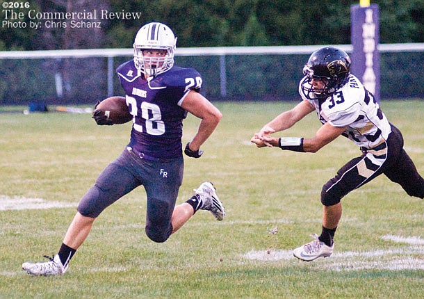 Tribe hits quick in 44-7 victory