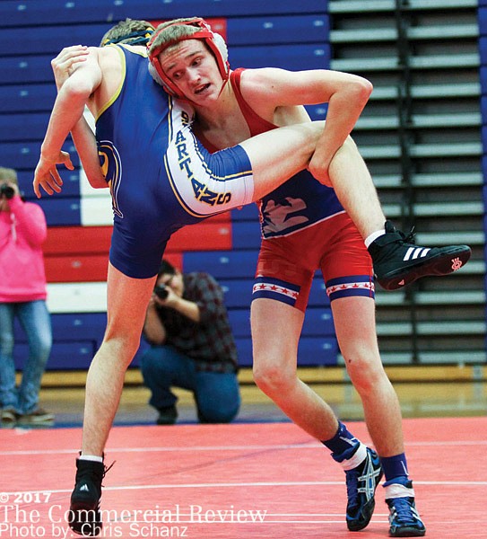 Senior secures win vs. Spartans