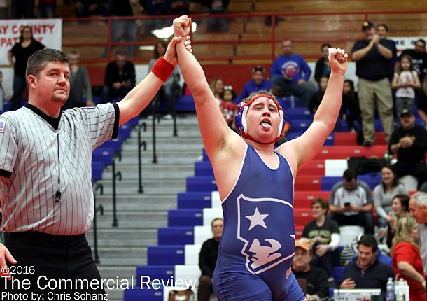Patriot wrestling sweeps conference
