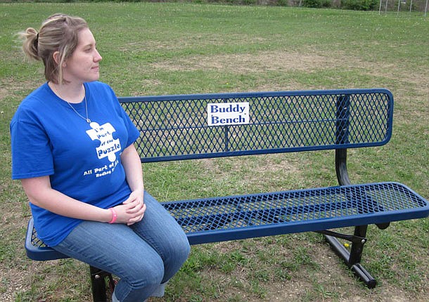 Bench helps to connect buddies