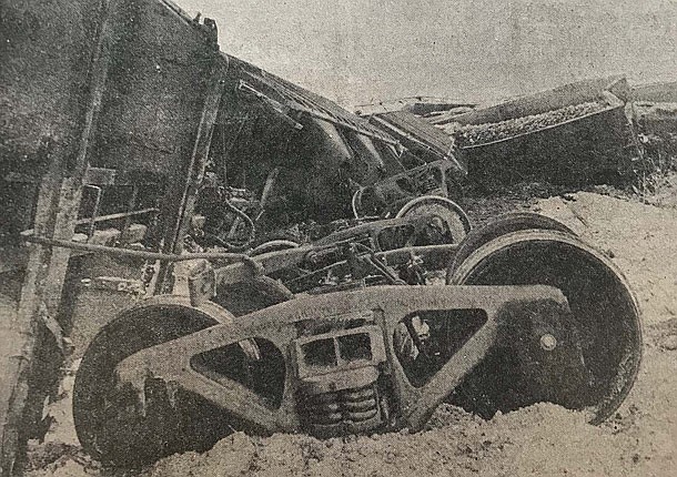 Retrospect: Train derailed south of Portland