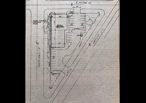 Shopping plaza was being planned