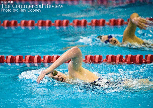 Patriot girls swim team favored for sectional