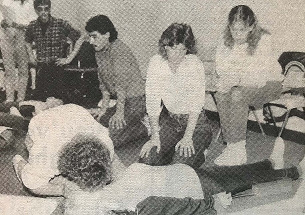 Retrospect: JCI employees took CPR training