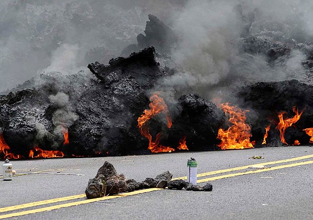 Lava destroyed Clears’ home