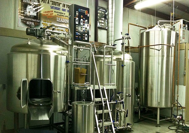 Beer brewing started in shed