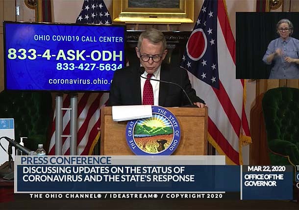 DeWine orders "stay at home"