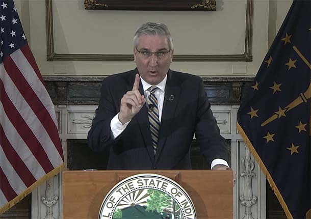 Holcomb orders 'stay at home'