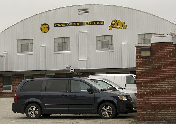 Former school was vandalized