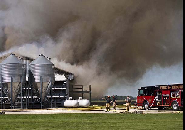 Barn burns