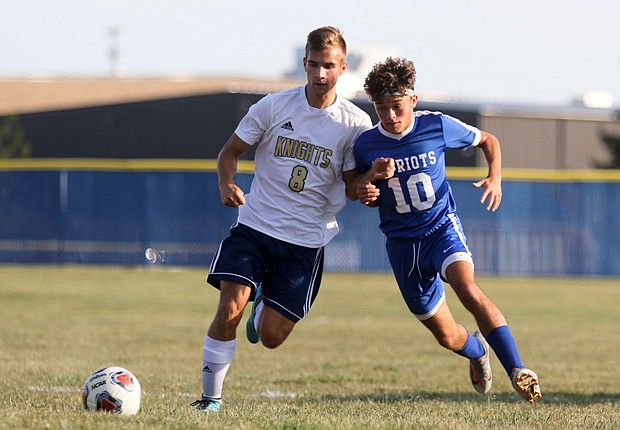 Knights stick Patriots in second