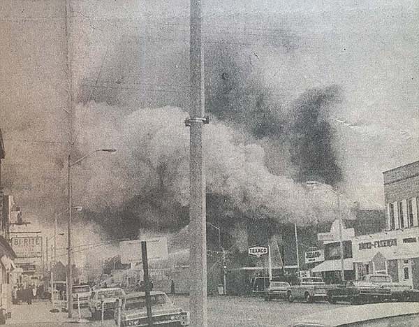 Fire hit downtown Portland