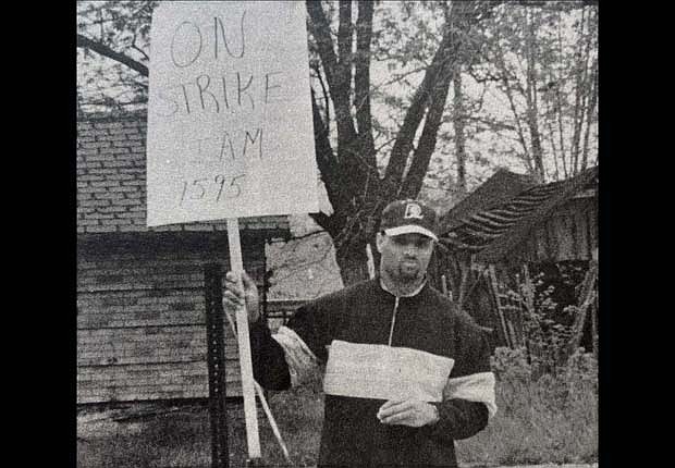 Local 1595 forge workers were striking