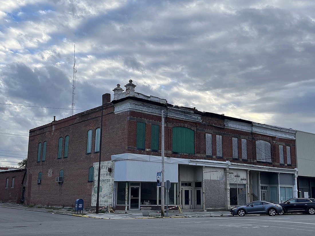 Portland Board of Works on Thursday awarded a contract for the demolition of The Bailey Building, 201 through 205 W. Main St. to JAShroyer Group of Muncie. The bid specifications require demolition to begin within 30 days of the contract being awarded and the work to be complete 10 days after it begins. (The Commercial Review/Ray Cooney)