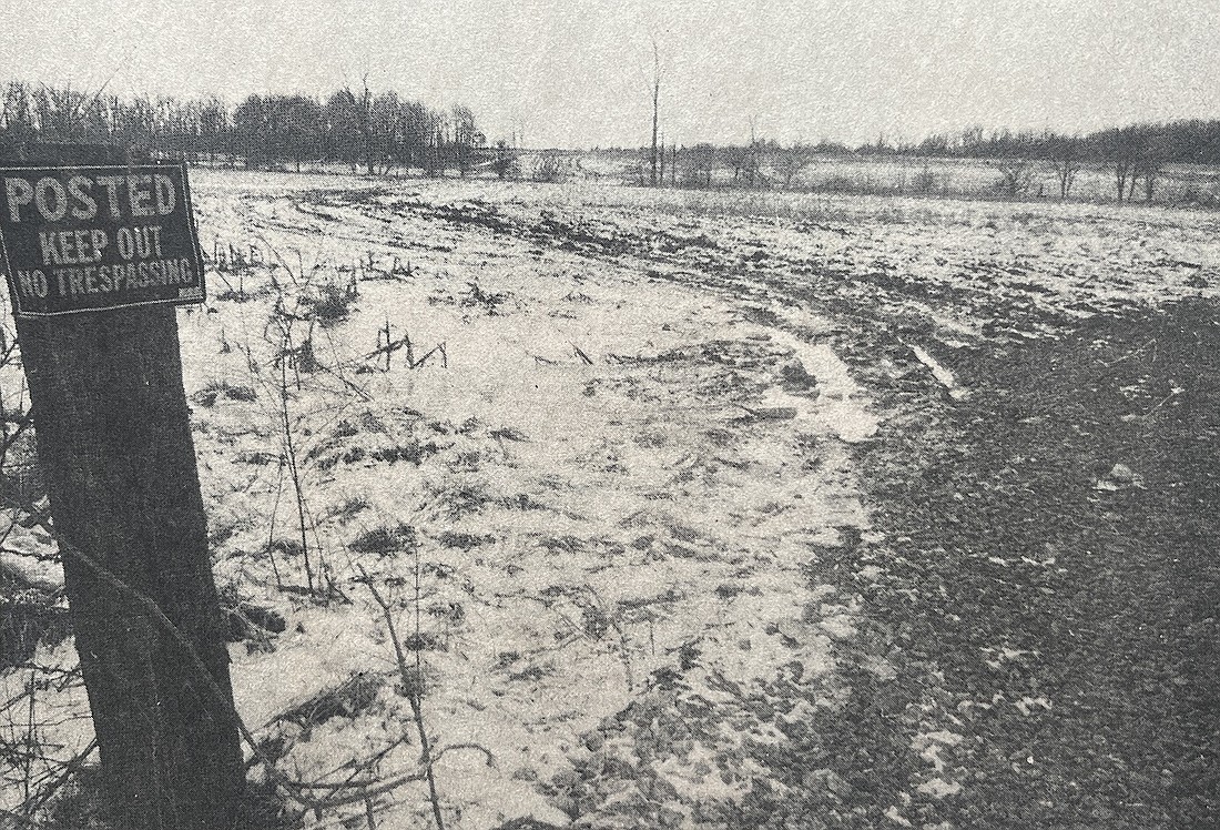 Farmland on Como Road northwest of New Mount Pleasant in Jefferson Township was targeted as a possible commercial landfill in 1989. (The Commercial Review)