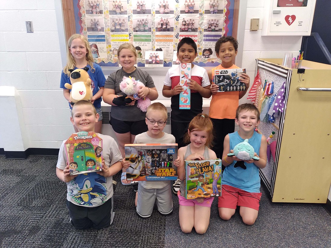 East Elementary School recognized eight students, pictured above, who had perfect attendance throughout the school year. In the front row are Phoenix Ashley, Mark Nieport, Maggie Cox and Odin Ashley, and in the back row are Lucy Nieport, Hazel Younts, Jehu Bastian Ignacio and Jordan Banda. (Photo provided)