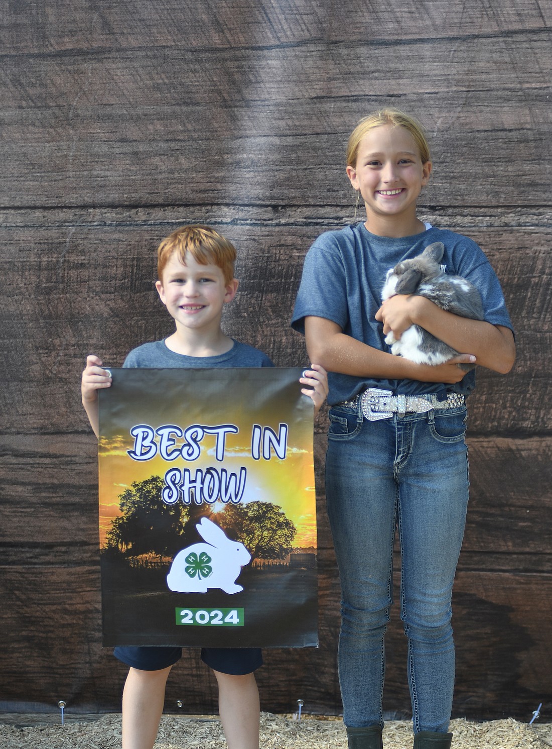 Maggie Westgerdes had the best in show July 6 during the Jay County 4-H rabbit show. (The Commercial Review/Ray Cooney)