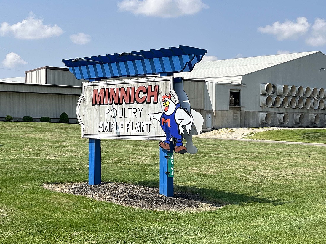 Minnich Eggs, located on county road 300 North on the east side of Jay County, made a request to Jay County Council on Wednesday for five-year tax abatements for new construction and equipment for a biochar manufacturing and distribution facility and a new feed mill. The business projects a total investment of about $30 million. (The Commercial Review/Ray Cooney)