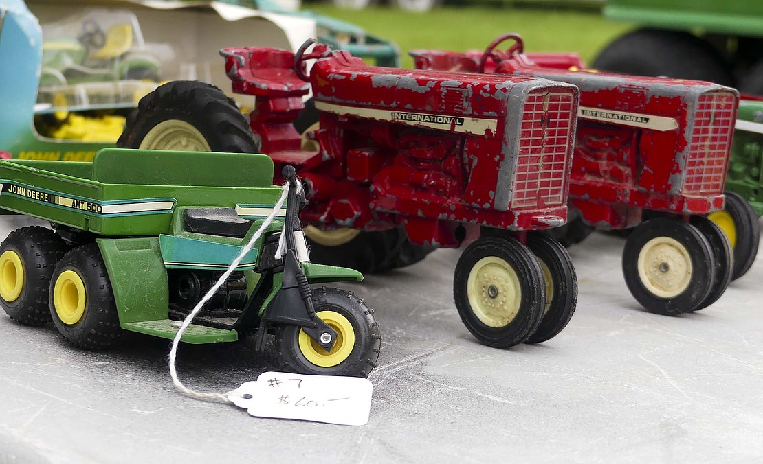 In addition to his AMT 600, Watson also owns a vintage toy replica of the vehicle. Another part of Watson's collection, that didn't make it to the show, is one of each John Deere model made from 1963-1967. From 1968-1974 John Deere changed to a different body style, which Watson also has a few of. (The Commercial Review/Lindy Mercer)
