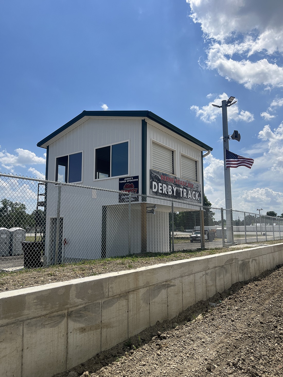 Jay County Fair Board installed a new judge’s tower and made upgrades to the demolition derby track, including a new, reinforced wall to protect fans on the infield, ahead of this year’s fair. The updated facility will make its debut during tonight’s demolition derby at 6 p.m. and there will be a ribbon-cutting ceremony at 5:45 p.m. Saturday, July 5, before the demolition derby that will close this year’s fair. (The Commercial Review/Andrew Balko)