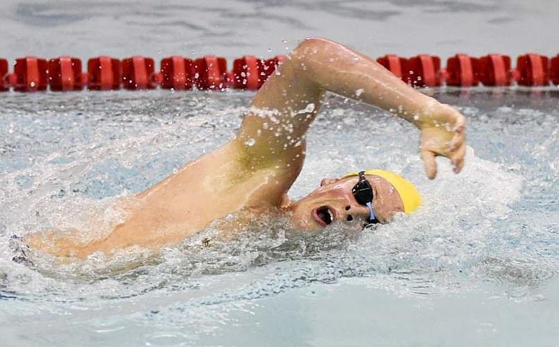 Delta High School senior Zachary Baty selected as GPC's boys swimmer of the year
