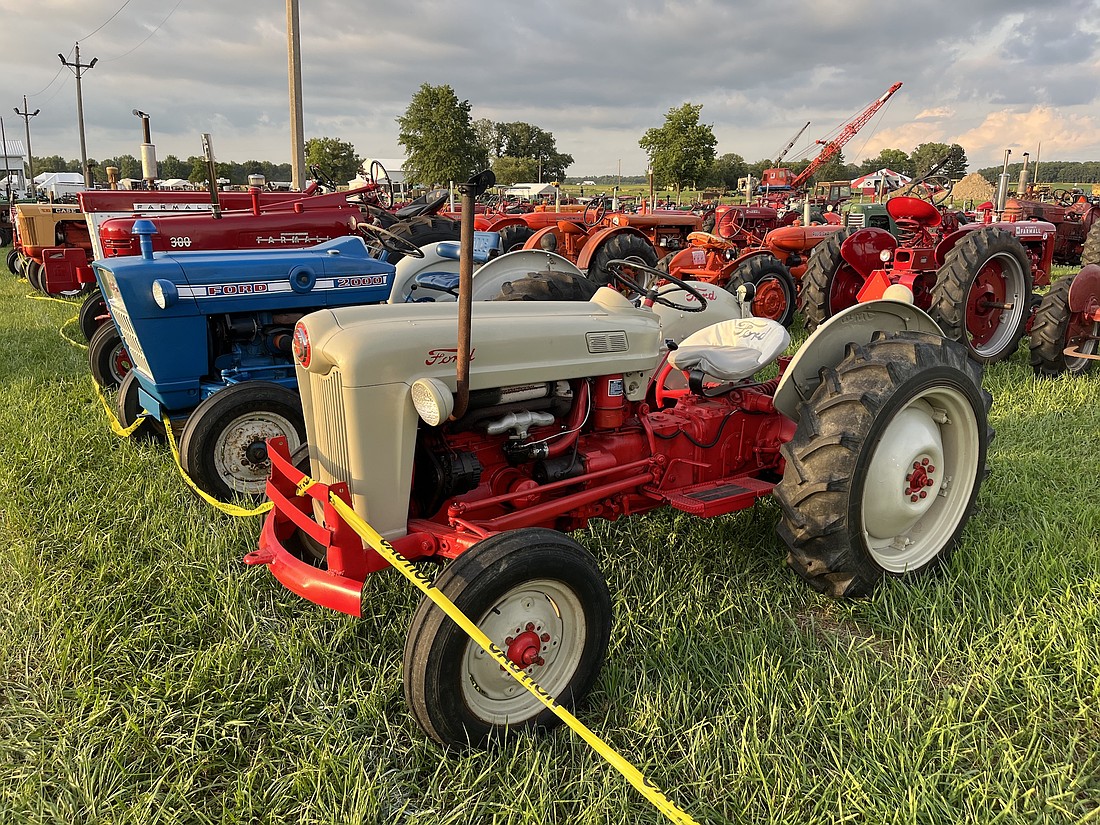 There are plenty of tractors and engines on display at the Tri-State Gas Engine and Tractor Association Show, which runs through Saturday at Jay County Fairgrounds and the adjacent Tri-State grounds. Admission is $5 for adults and $3 for high school students. Children 12 and younger are admitted free. (The Commercial Review/Ray Cooney)