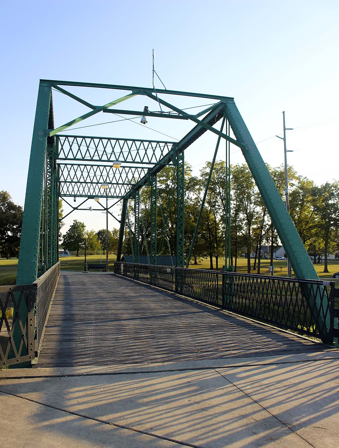 The inaugural community dinner on the green bridge connecting Hudson Family and Weiler-Wilson parks in Portland is scheduled for 5 to 7 p.m. Thursday. Anyone in the community is invited to bring a picnic dinner or visit food trucks that will be on hand for the event, share a meal together and join in conversation. (The Commercial Review/Bailey Cline)