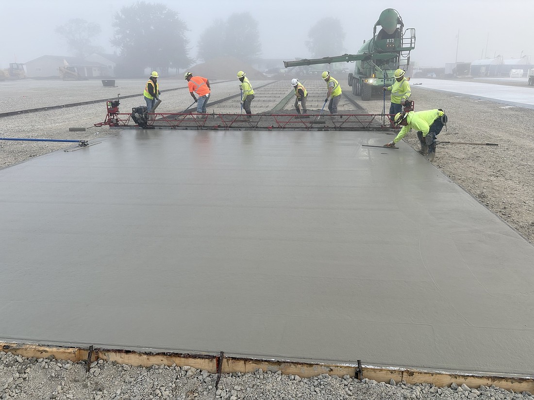Work is underway to expand the apron at Portland Municipal Airport. Kwest Group of Perrysburg, Ohio, is leading the job $965,497 project, which will add more than 55,000 square feet. (Photo provided)