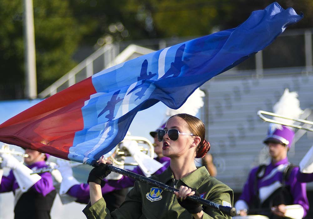 The Fort Recovery High School marching band earned an Excellent rating on Saturday in the Ohio Music Education Association contest at Versailles. The band finished in third place overall. (The Commercial Review/Ray Cooney)